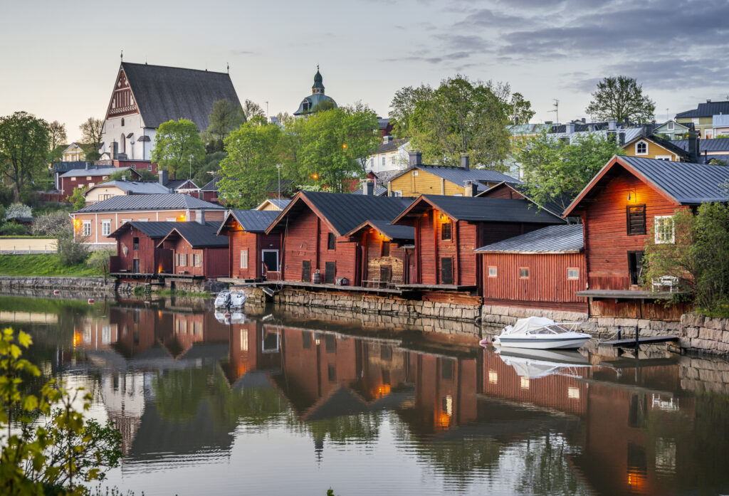 A charmosa cidade de Porvoo