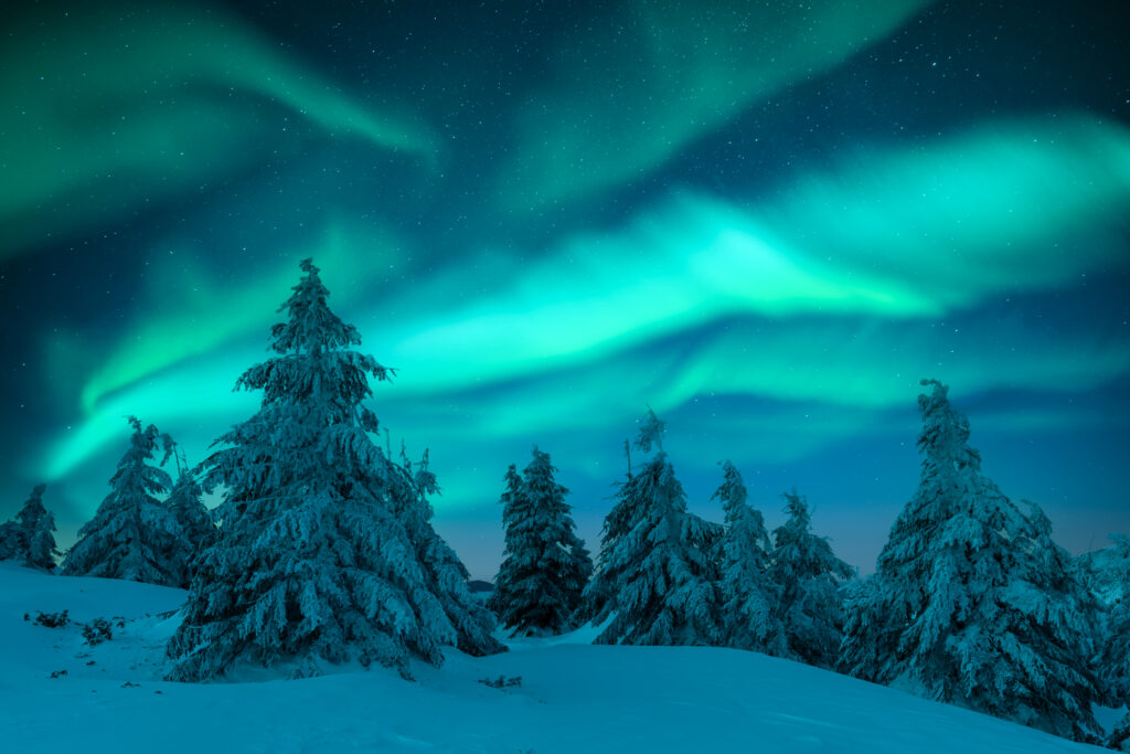 Aurora Boreal na Finlândia